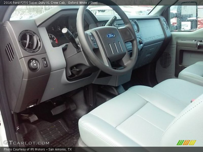 Oxford White / Steel 2016 Ford F250 Super Duty XL Crew Cab