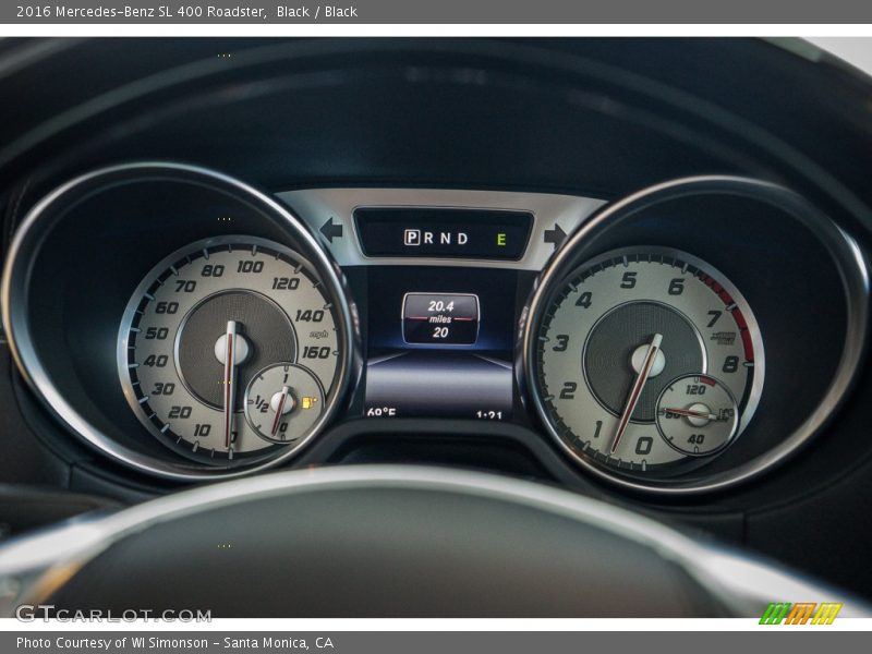  2016 SL 400 Roadster 400 Roadster Gauges