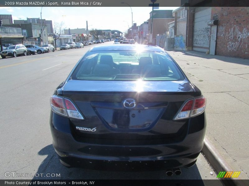 Kona Blue Mica / Gray 2009 Mazda MAZDA6 i Sport