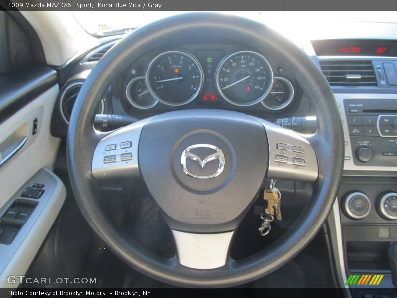 Kona Blue Mica / Gray 2009 Mazda MAZDA6 i Sport