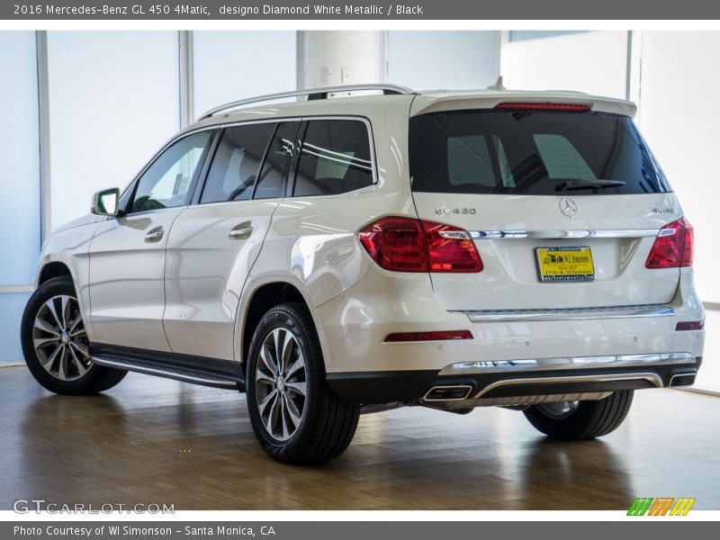 designo Diamond White Metallic / Black 2016 Mercedes-Benz GL 450 4Matic