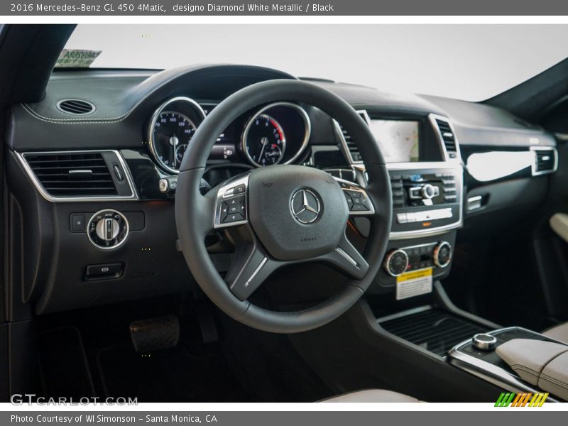 designo Diamond White Metallic / Black 2016 Mercedes-Benz GL 450 4Matic