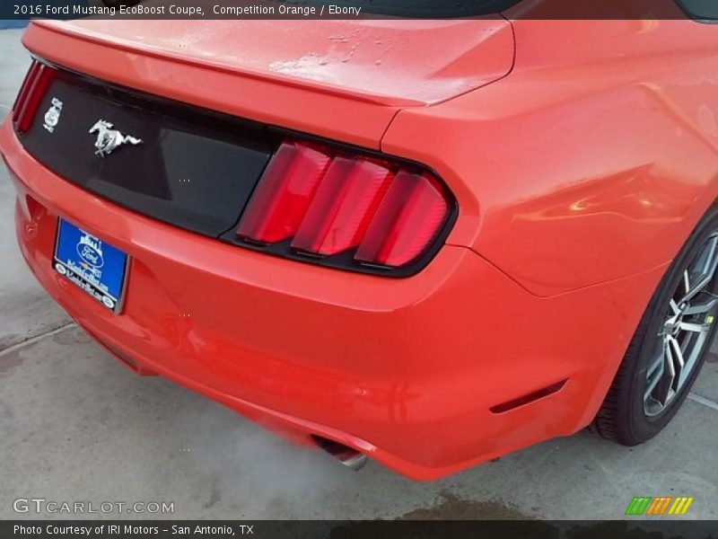 Competition Orange / Ebony 2016 Ford Mustang EcoBoost Coupe
