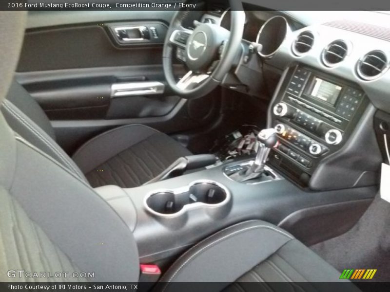 Competition Orange / Ebony 2016 Ford Mustang EcoBoost Coupe