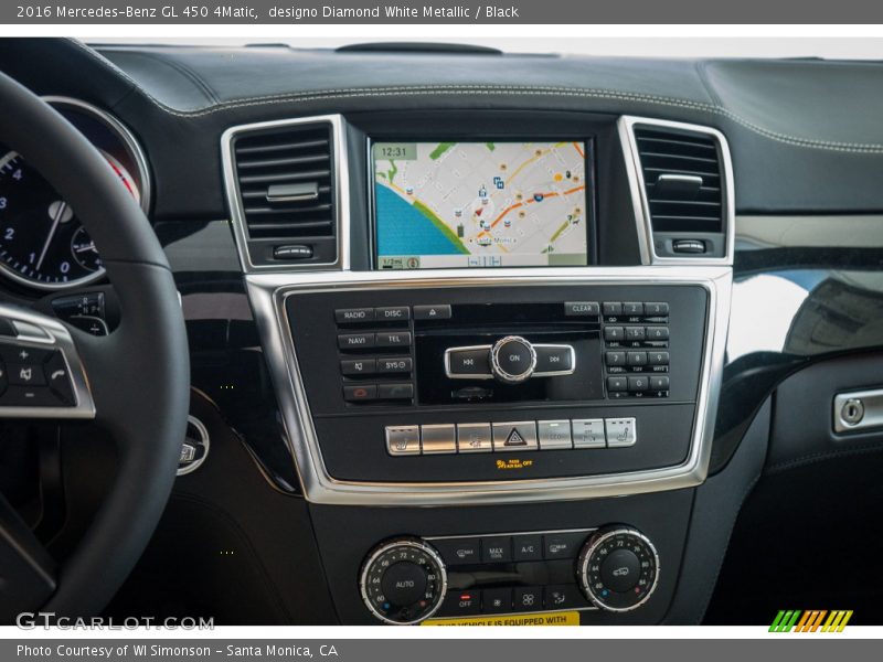 designo Diamond White Metallic / Black 2016 Mercedes-Benz GL 450 4Matic