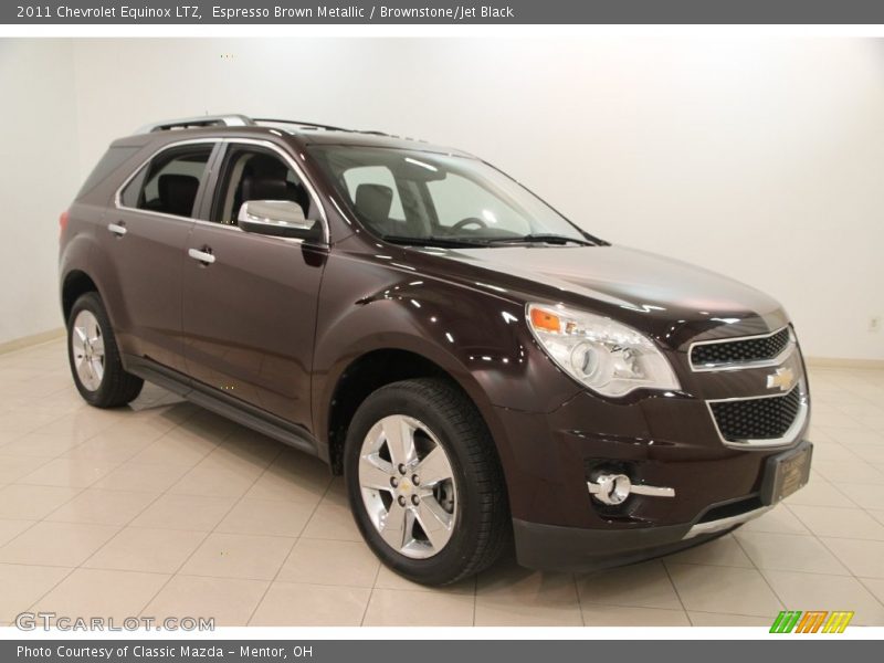 Espresso Brown Metallic / Brownstone/Jet Black 2011 Chevrolet Equinox LTZ