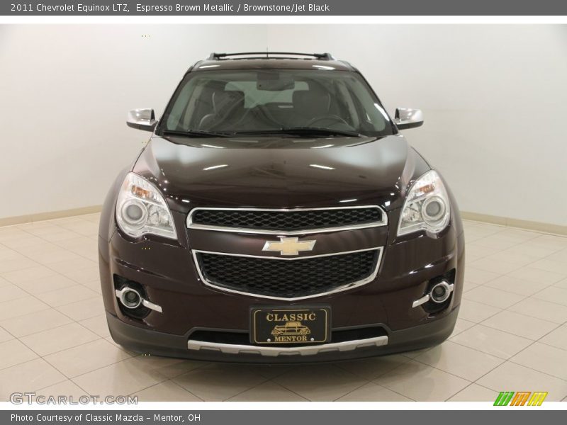 Espresso Brown Metallic / Brownstone/Jet Black 2011 Chevrolet Equinox LTZ