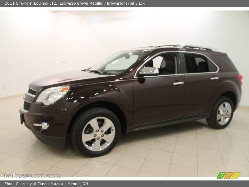Espresso Brown Metallic / Brownstone/Jet Black 2011 Chevrolet Equinox LTZ