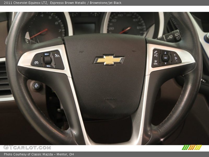 Espresso Brown Metallic / Brownstone/Jet Black 2011 Chevrolet Equinox LTZ