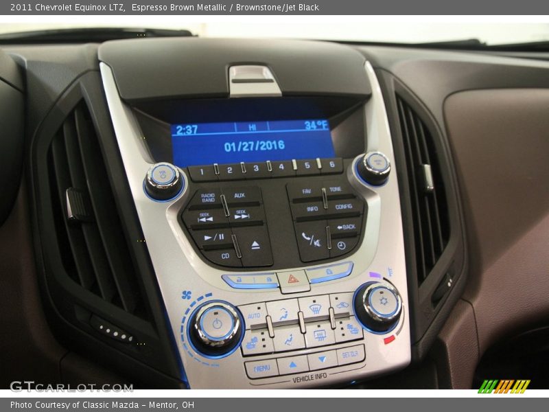 Espresso Brown Metallic / Brownstone/Jet Black 2011 Chevrolet Equinox LTZ