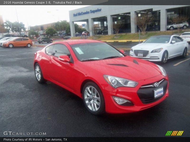 Tsukuba Red / Black 2016 Hyundai Genesis Coupe 3.8