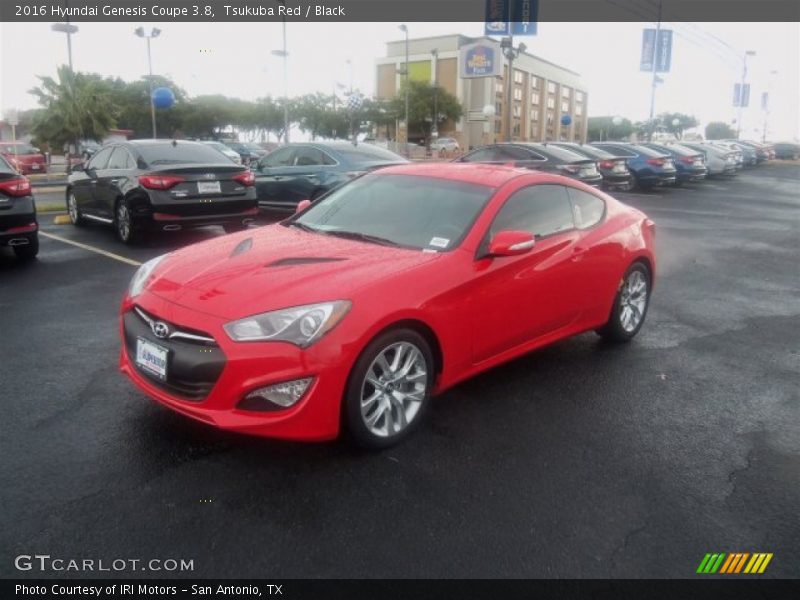 Tsukuba Red / Black 2016 Hyundai Genesis Coupe 3.8