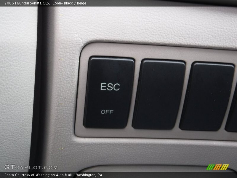 Ebony Black / Beige 2006 Hyundai Sonata GLS