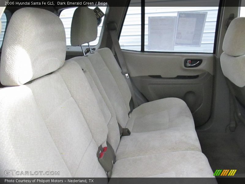 Dark Emerald Green / Beige 2006 Hyundai Santa Fe GLS