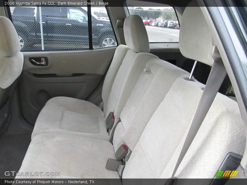 Dark Emerald Green / Beige 2006 Hyundai Santa Fe GLS
