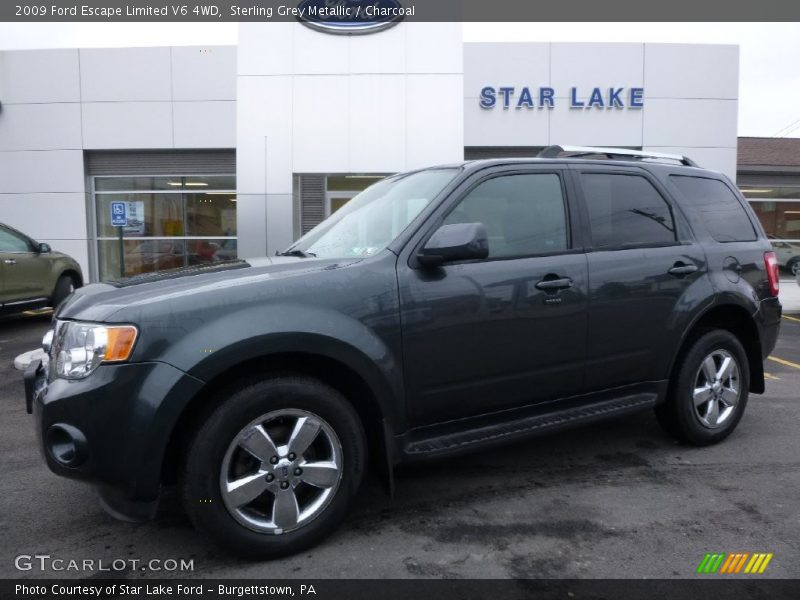 Sterling Grey Metallic / Charcoal 2009 Ford Escape Limited V6 4WD