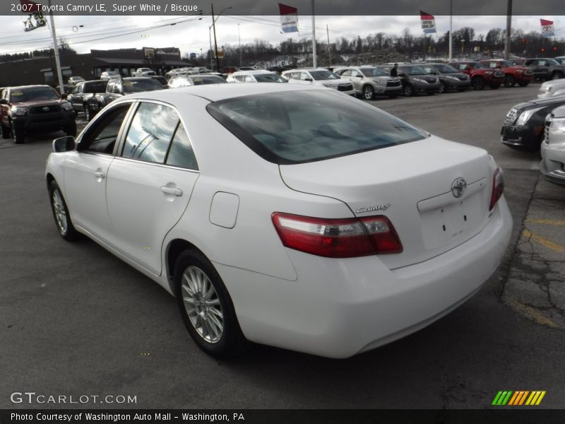 Super White / Bisque 2007 Toyota Camry LE
