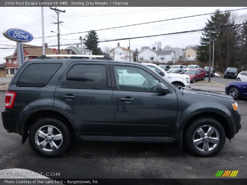 Sterling Grey Metallic / Charcoal 2009 Ford Escape Limited V6 4WD