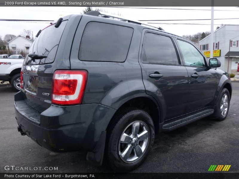 Sterling Grey Metallic / Charcoal 2009 Ford Escape Limited V6 4WD