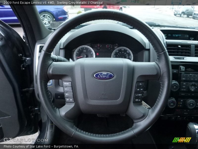 Sterling Grey Metallic / Charcoal 2009 Ford Escape Limited V6 4WD
