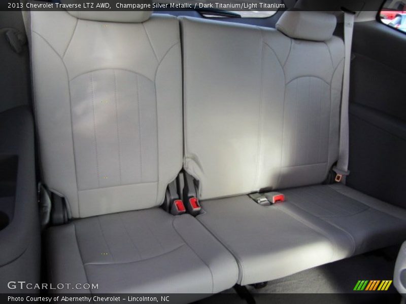 Champagne Silver Metallic / Dark Titanium/Light Titanium 2013 Chevrolet Traverse LTZ AWD
