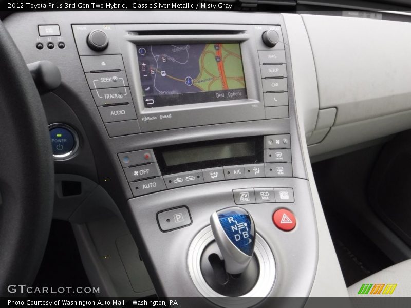 Classic Silver Metallic / Misty Gray 2012 Toyota Prius 3rd Gen Two Hybrid