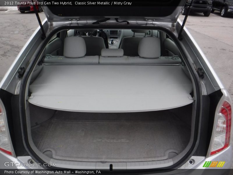 Classic Silver Metallic / Misty Gray 2012 Toyota Prius 3rd Gen Two Hybrid