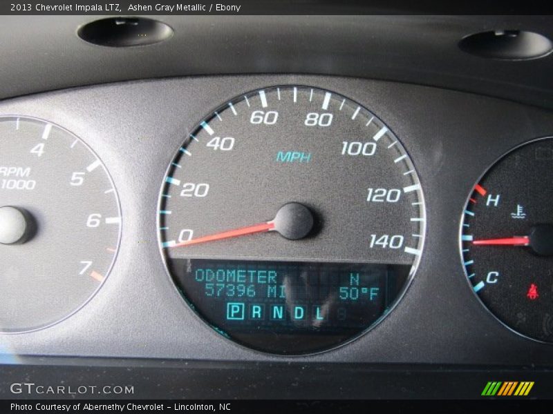 Ashen Gray Metallic / Ebony 2013 Chevrolet Impala LTZ