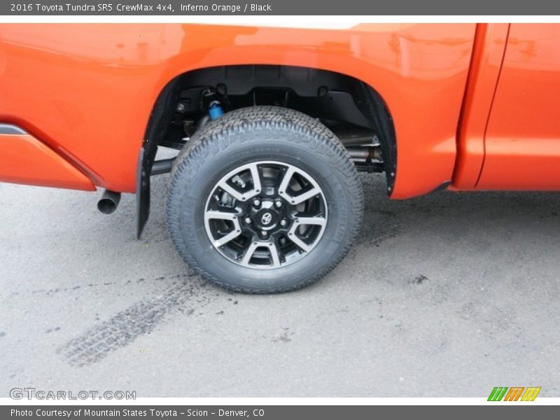 Inferno Orange / Black 2016 Toyota Tundra SR5 CrewMax 4x4