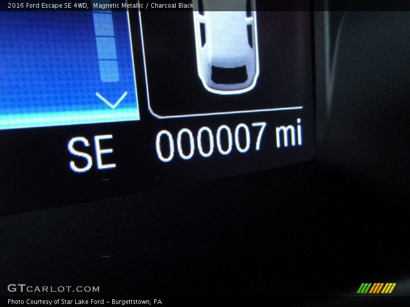 Magnetic Metallic / Charcoal Black 2016 Ford Escape SE 4WD