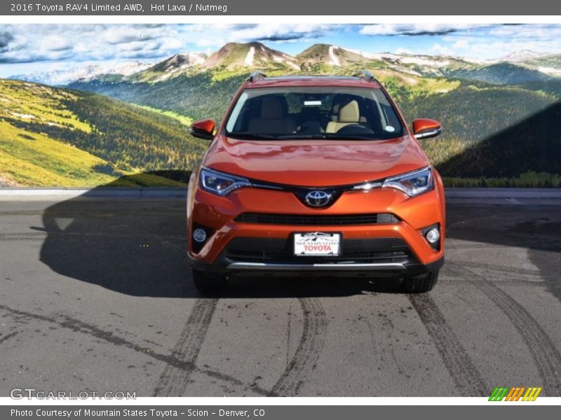 Hot Lava / Nutmeg 2016 Toyota RAV4 Limited AWD
