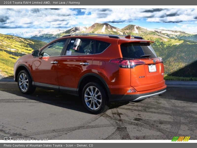 Hot Lava / Nutmeg 2016 Toyota RAV4 Limited AWD