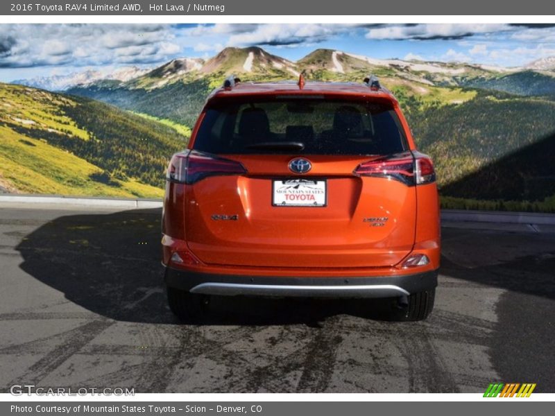 Hot Lava / Nutmeg 2016 Toyota RAV4 Limited AWD