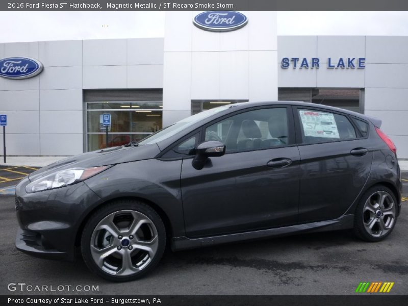 Magnetic Metallic / ST Recaro Smoke Storm 2016 Ford Fiesta ST Hatchback