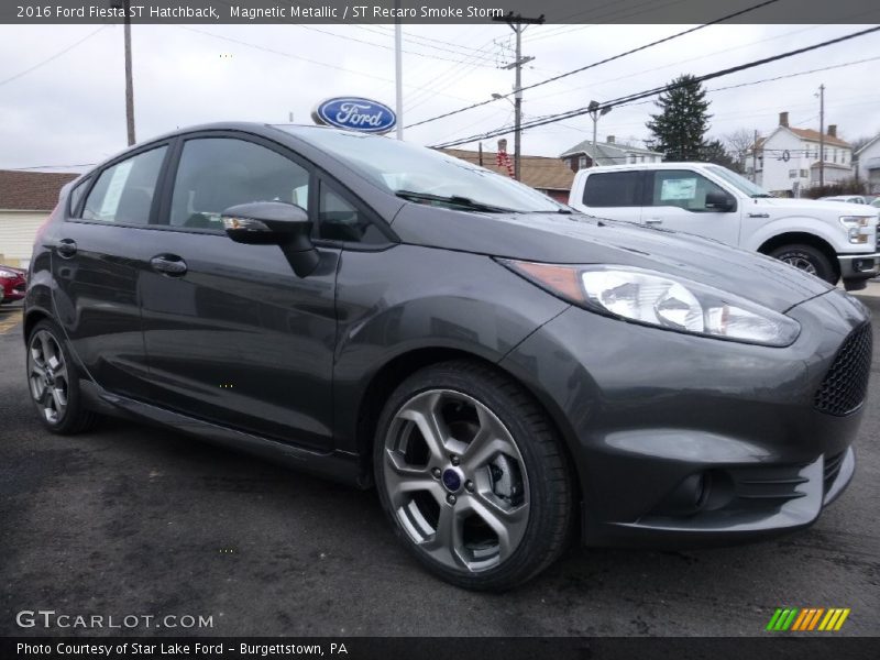 Magnetic Metallic / ST Recaro Smoke Storm 2016 Ford Fiesta ST Hatchback