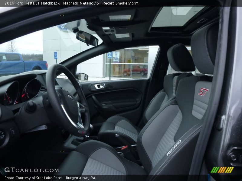  2016 Fiesta ST Hatchback ST Recaro Smoke Storm Interior