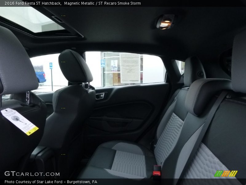 Magnetic Metallic / ST Recaro Smoke Storm 2016 Ford Fiesta ST Hatchback