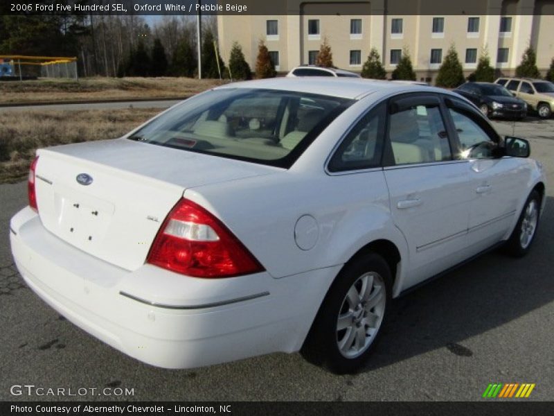 Oxford White / Pebble Beige 2006 Ford Five Hundred SEL