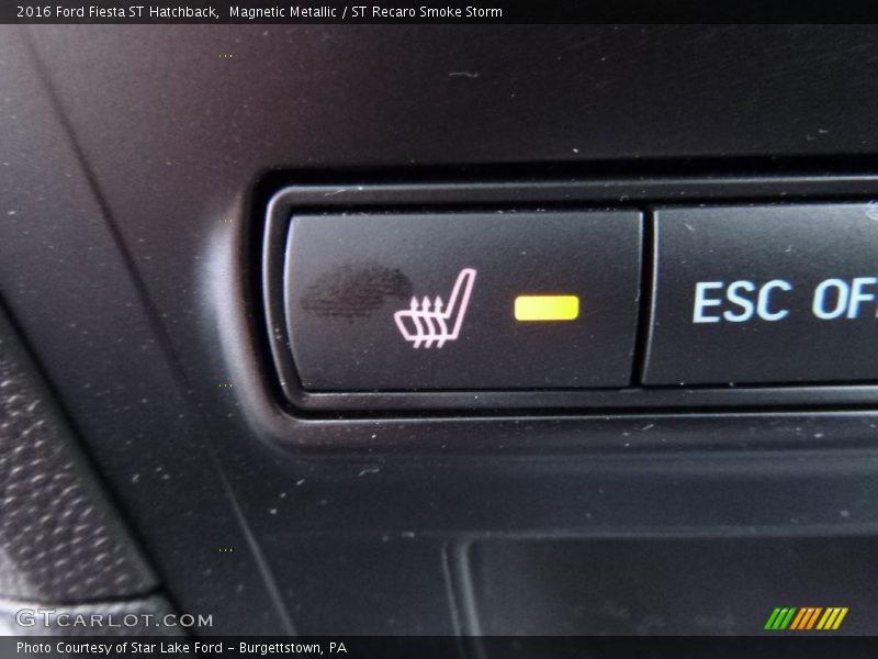 Magnetic Metallic / ST Recaro Smoke Storm 2016 Ford Fiesta ST Hatchback
