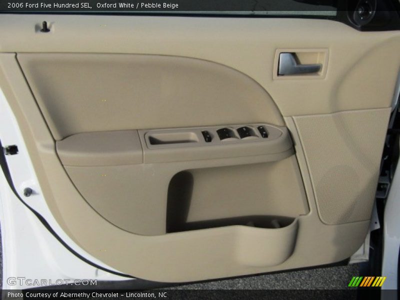 Oxford White / Pebble Beige 2006 Ford Five Hundred SEL