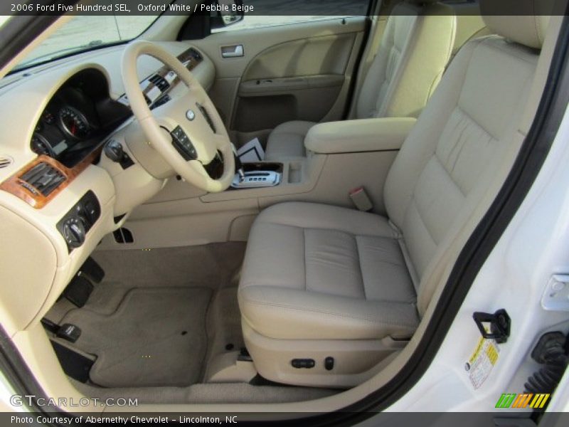 Oxford White / Pebble Beige 2006 Ford Five Hundred SEL