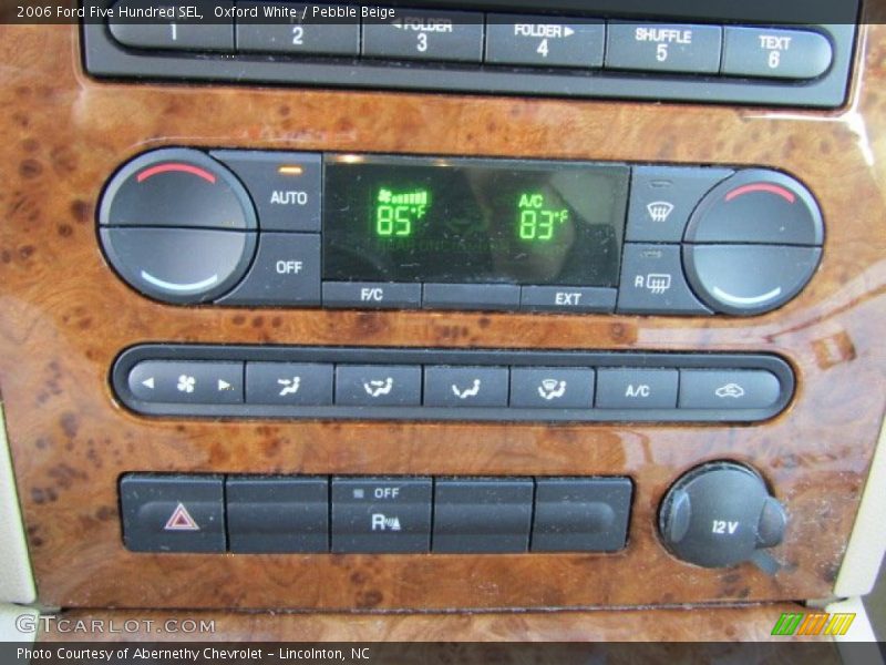 Oxford White / Pebble Beige 2006 Ford Five Hundred SEL
