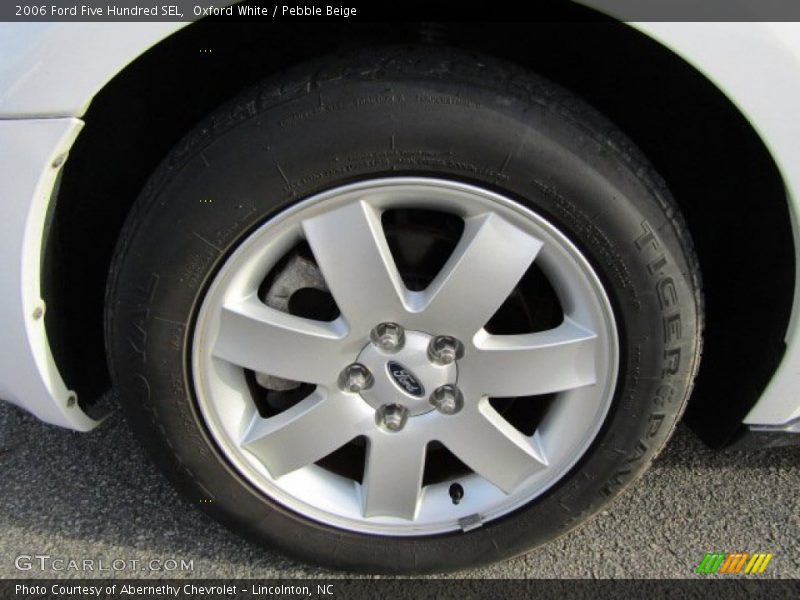Oxford White / Pebble Beige 2006 Ford Five Hundred SEL