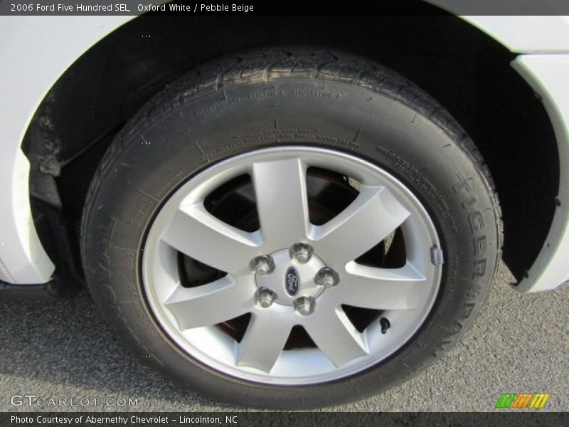 Oxford White / Pebble Beige 2006 Ford Five Hundred SEL