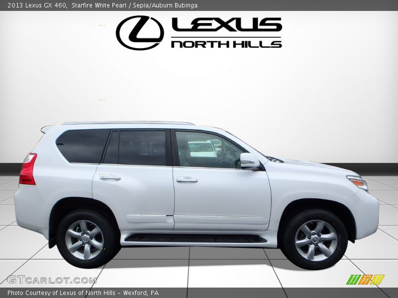 Starfire White Pearl / Sepia/Auburn Bubinga 2013 Lexus GX 460