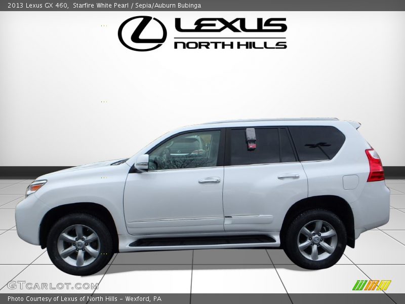 Starfire White Pearl / Sepia/Auburn Bubinga 2013 Lexus GX 460