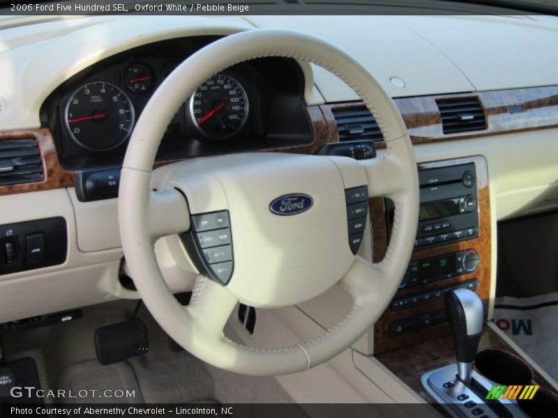 Oxford White / Pebble Beige 2006 Ford Five Hundred SEL
