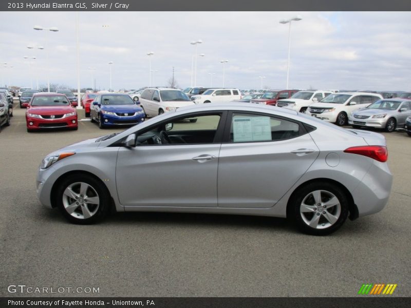 Silver / Gray 2013 Hyundai Elantra GLS