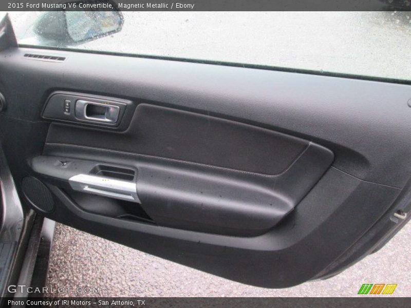 Magnetic Metallic / Ebony 2015 Ford Mustang V6 Convertible
