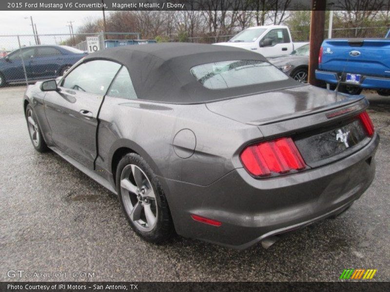 Magnetic Metallic / Ebony 2015 Ford Mustang V6 Convertible